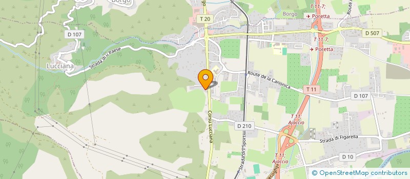 localisation de l'entreprise CULLETTIVU CORSIC' AVVENE à LUCCIANA