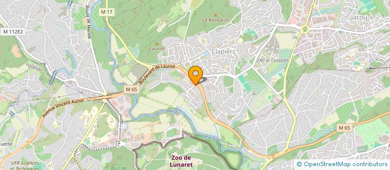 localisation de l'entreprise CULLINAN  CLAPIERS