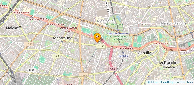 localisation de l'entreprise CULLUFE AND CIE  MONTROUGE