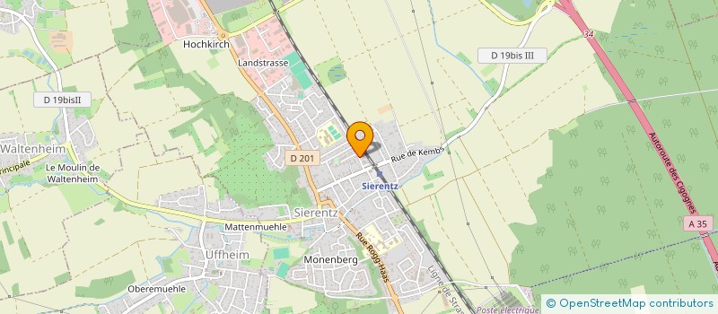 localisation de l'entreprise CULMORHIN à SIERENTZ
