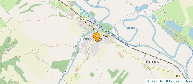 localisation de l'entreprise CULOT FRERES à REMILLY-AILLICOURT