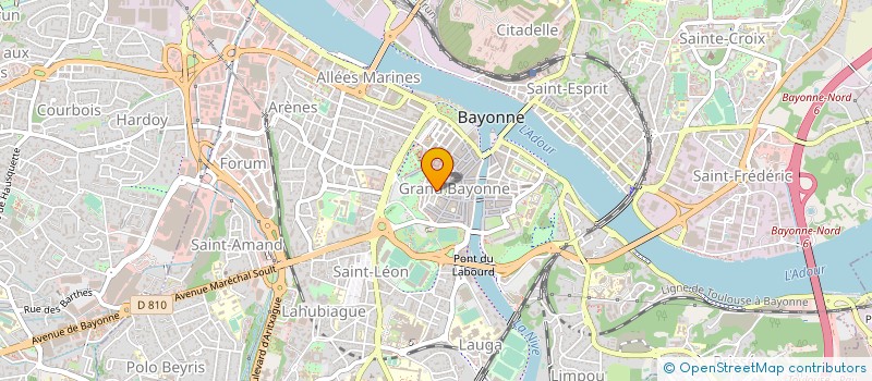 localisation de l'entreprise CULT BIBLI POUR TOUS à BAYONNE