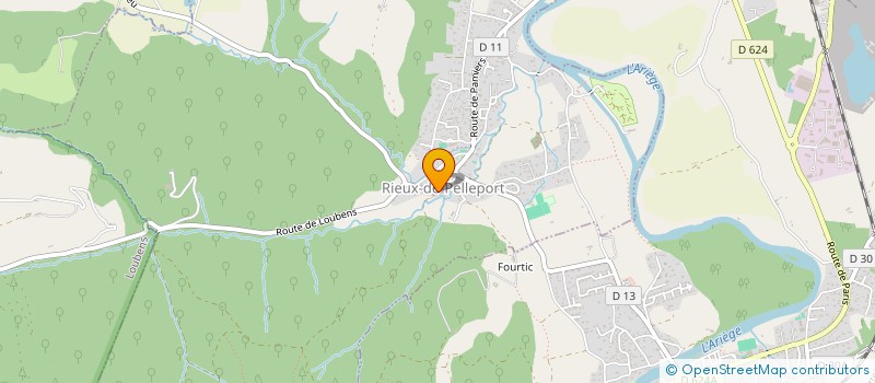 localisation de l'entreprise CULT'ELECTRO à RIEUX-DE-PELLEPORT