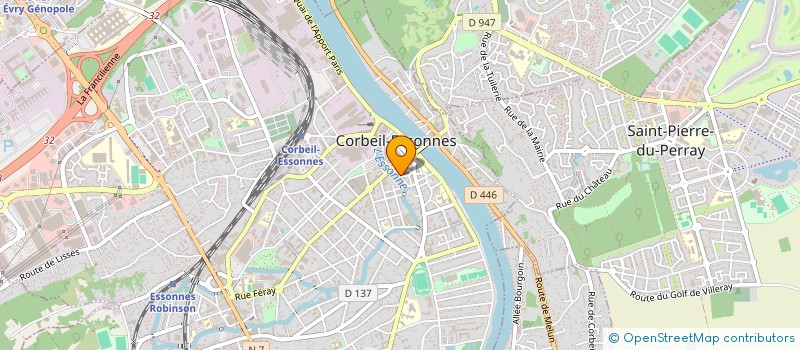 localisation de l'entreprise CULTE CATHOLIQUE à CORBEIL-ESSONNES