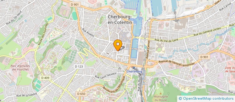 localisation de l'entreprise CULTE PROTESTANT  CHERBOURG-EN-COTENTIN