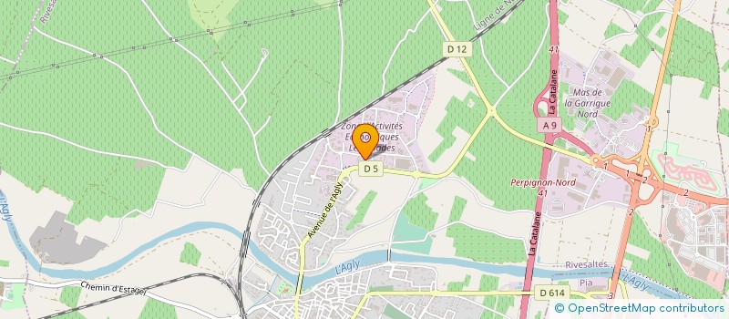 localisation de l'entreprise CULTIBIO à RIVESALTES