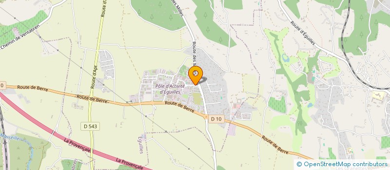 localisation de l'entreprise CULTINET  EGUILLES