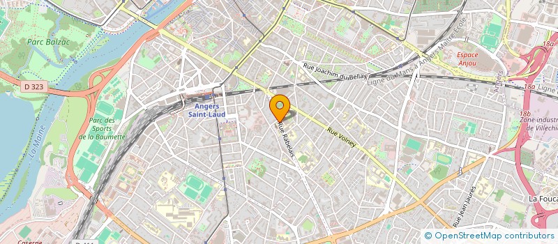 localisation de l'entreprise CULTISSIME à ANGERS
