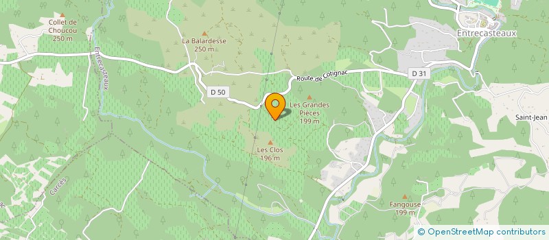 localisation de l'entreprise CULTIVE EN PROVENCE EARL  ENTRECASTEAUX