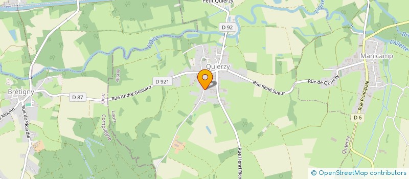 localisation de l'entreprise CULTIVE TA RUE  QUIERZY