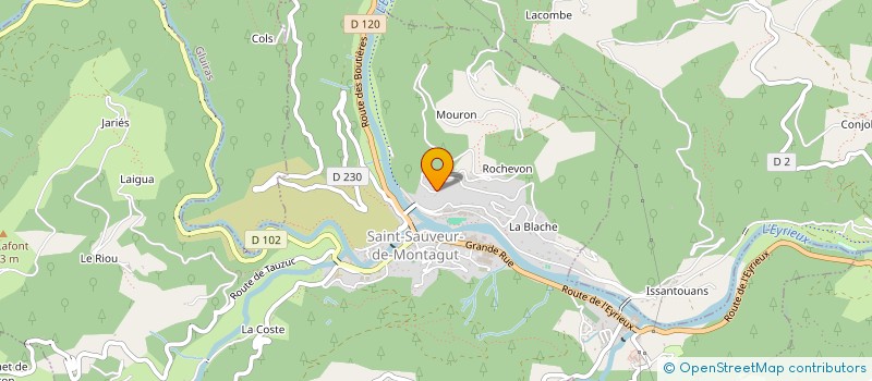 localisation de l'entreprise CULTIVONS LA CONFIANCE à SAINT-SAUVEUR-DE-MONTAGUT