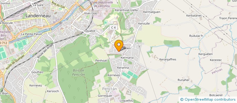 localisation de l'entreprise CULTIVONS NOTRE JARDIN à LANDERNEAU