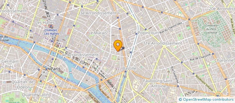 localisation de l'entreprise CULTO à PARIS