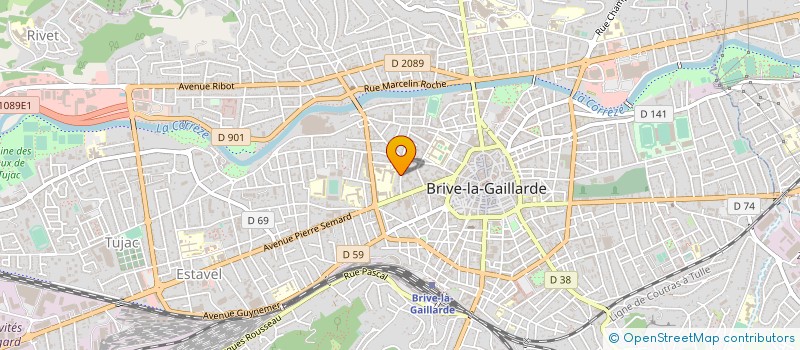 localisation de l'entreprise CULTS  BRIVE-LA-GAILLARDE