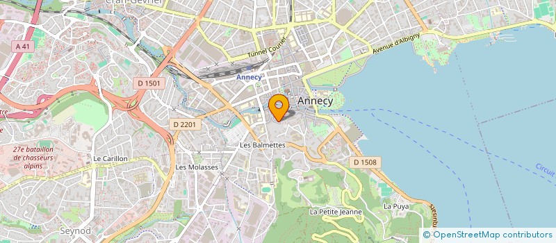 localisation de l'entreprise CULTUBOX à ANNECY