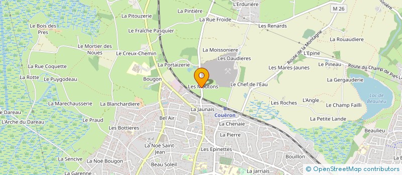 localisation de l'entreprise CULTUELLE DE L'ESPERANCE à COUERON