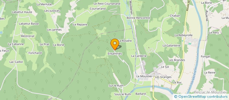 localisation de l'entreprise CULTUELLE GUIANA KARA  TURSAC