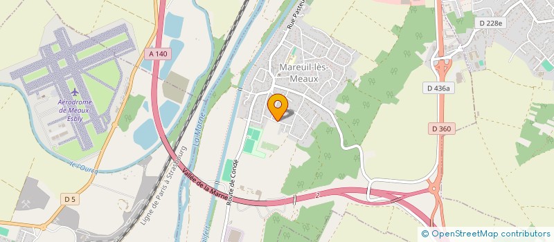 localisation de l'entreprise CULTUR'AILES à MAREUIL-LES-MEAUX