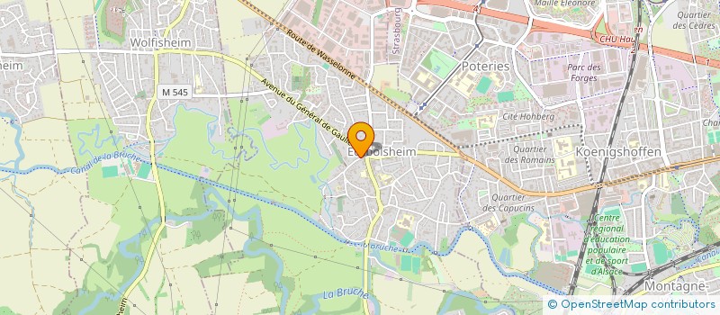 localisation de l'entreprise CULTUR ECK  ECKBOLSHEIM