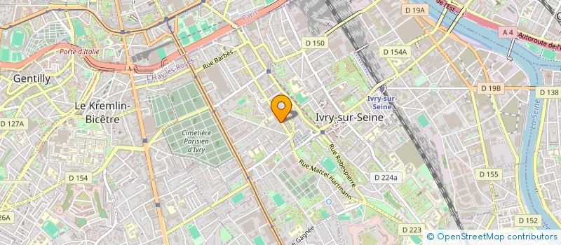 localisation de l'entreprise CULTUR'EL  IVRY-SUR-SEINE