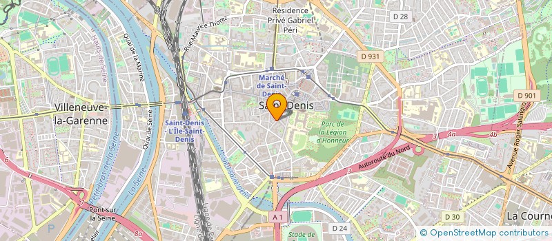 localisation de l'entreprise CULTUR'MED à SAINT-DENIS
