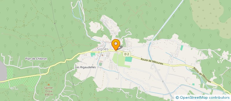 localisation de l'entreprise CULTUR'MEDIA à SIGNES