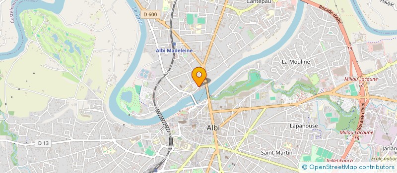 localisation de l'entreprise CULTURA LATINA à ALBI