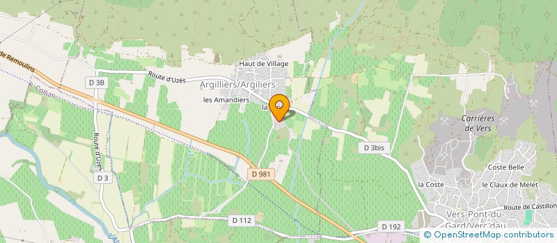 localisation de l'entreprise CULTURALITE  ARGILLIERS