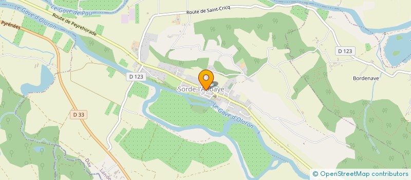 localisation de l'entreprise CULTURASORDE  SORDE-L'ABBAYE