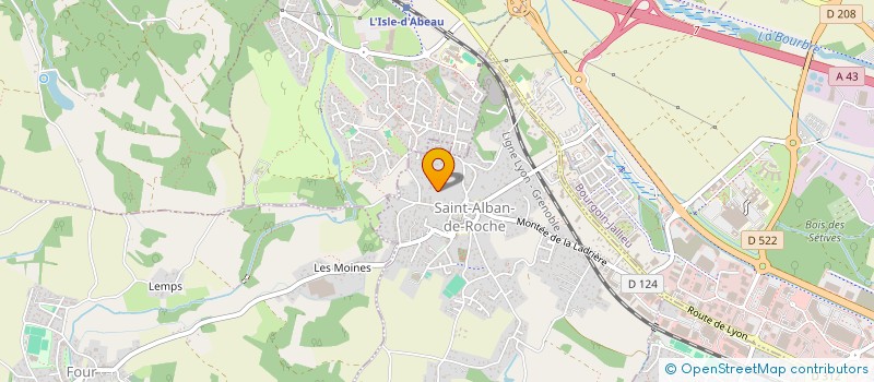 localisation de l'entreprise CULTURE 007  SAINT-ALBAN-DE-ROCHE