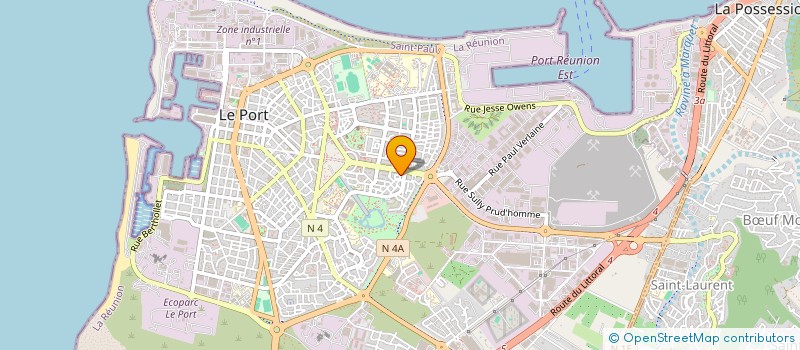 localisation de l'entreprise CULTURE 974  LE PORT