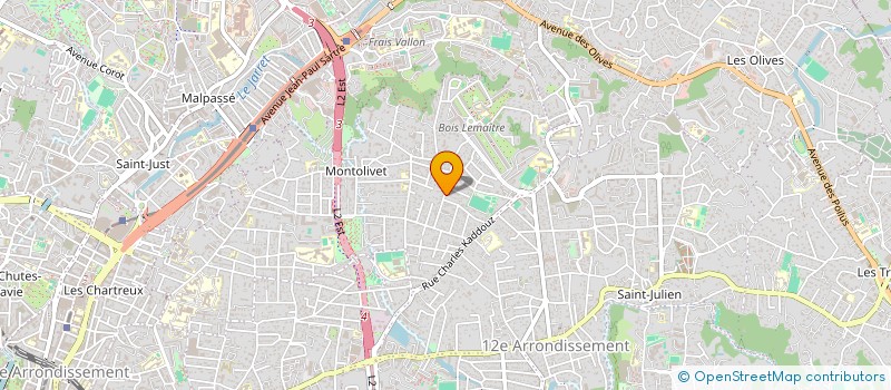 localisation de l'entreprise CULTURE ANIMATION LOISIRS MONTOLIVET à MARSEILLE