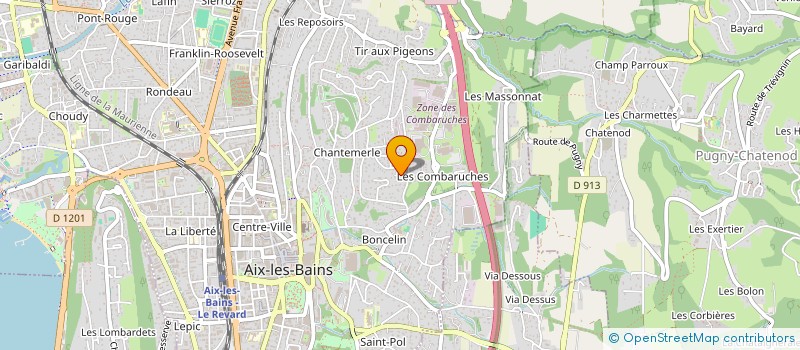 localisation de l'entreprise CULTURE ART PERCEPTION ET SAVOIR  AIX-LES-BAINS