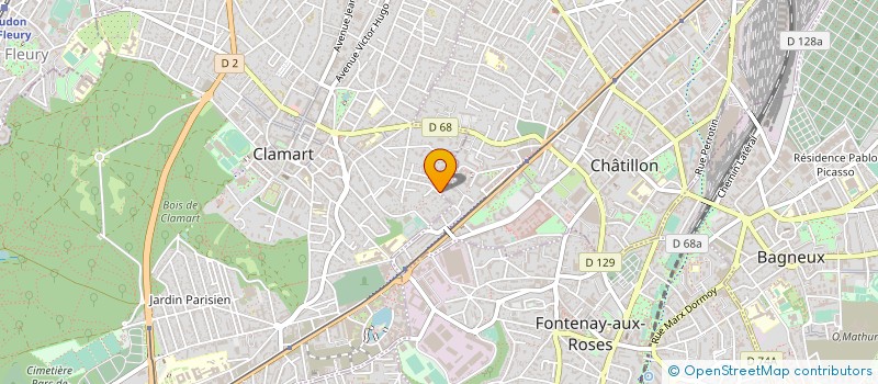 localisation de l'entreprise CULTURE-AVENTURE à CLAMART