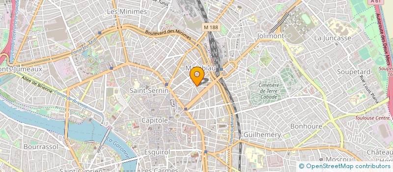 localisation de l'entreprise CULTURE BIBLIOTHEQUE POUR TOUS à TOULOUSE