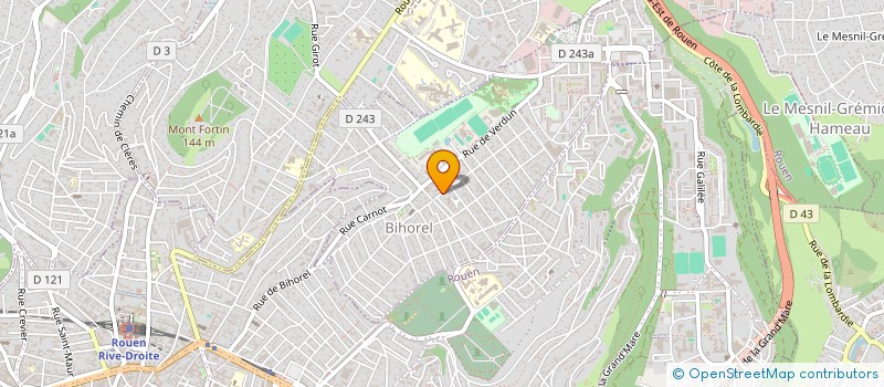 localisation de l'entreprise CULTURE BIBLIOTHEQUE POUR TOUS BIHOREL  BIHOREL