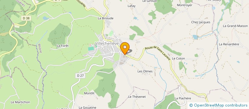 localisation de l'entreprise CULTURE BIKES BY BC  VILLECHENEVE