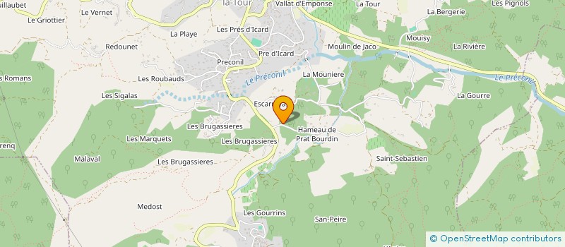 localisation de l'entreprise CULTURE & CO  LE PLAN-DE-LA-TOUR