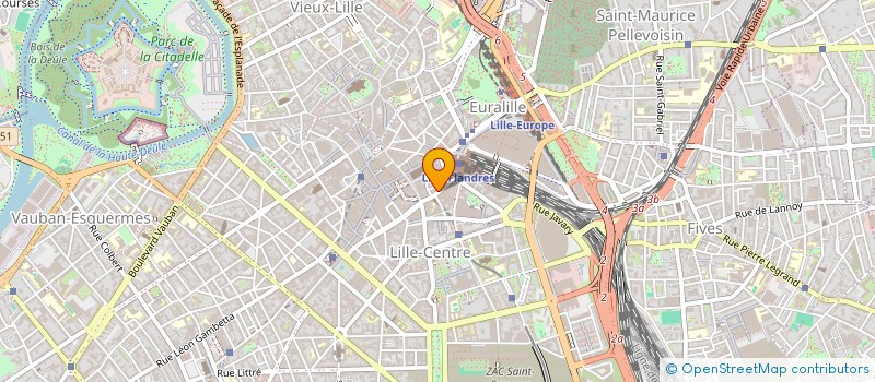 localisation de l'entreprise CULTURE COM à LILLE