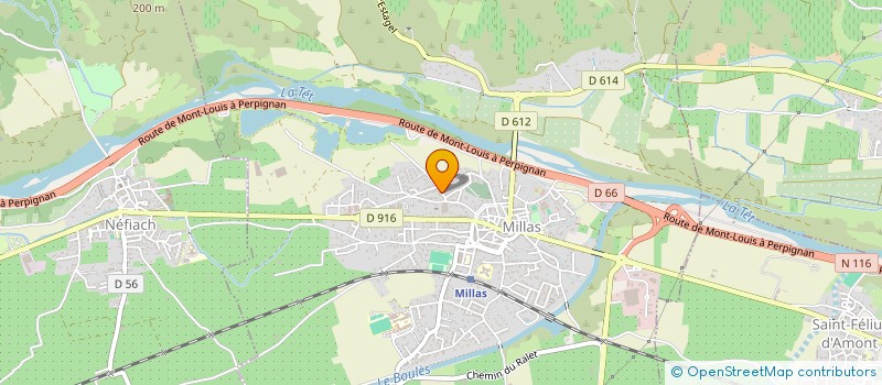 localisation de l'entreprise CULTURE CONFITURE  MILLAS