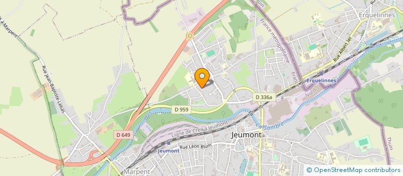 localisation de l'entreprise CULTURE CONTROLE à JEUMONT