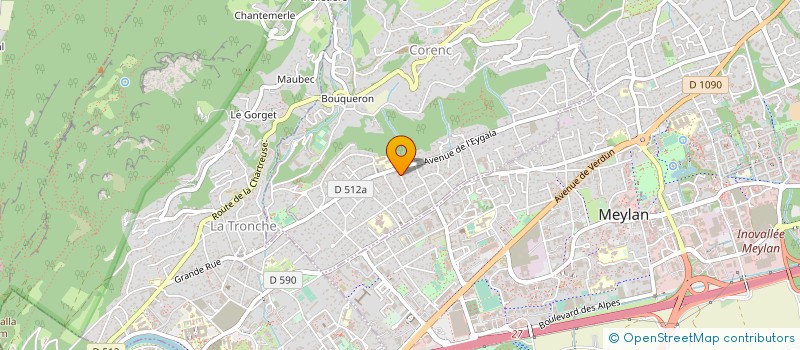 localisation de l'entreprise CULTURE CORENC à CORENC