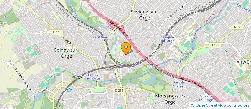 localisation de l'entreprise CULTURE CREATIVE  SAVIGNY-SUR-ORGE