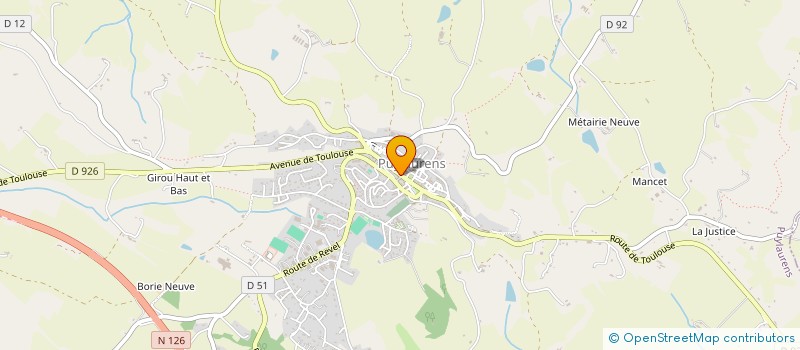 localisation de l'entreprise CULTURE DE L'ETRE  PUYLAURENS