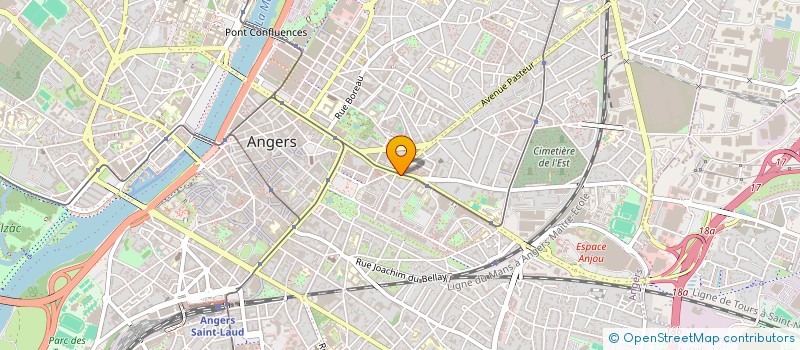 localisation de l'entreprise CULTURE DURABLE à ANGERS