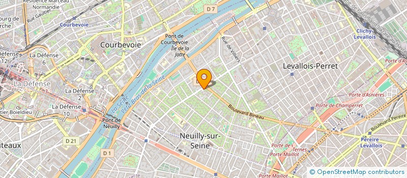 localisation de l'entreprise CULTURE ECHANGE DIALOGUE RESEAUX ENTENTE à NEUILLY-SUR-SEINE