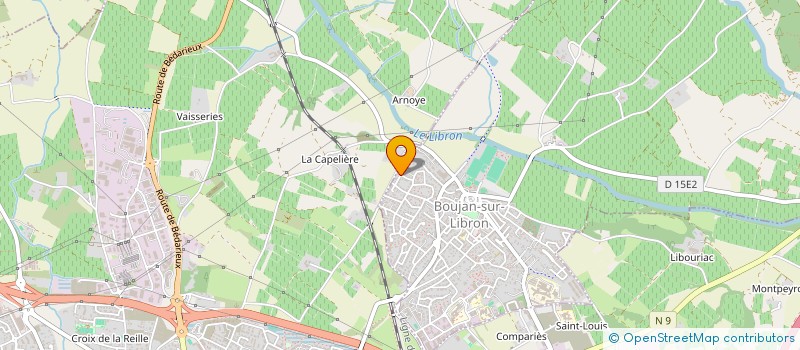 localisation de l'entreprise CULTURE ECHANGES SANTE  BOUJAN-SUR-LIBRON