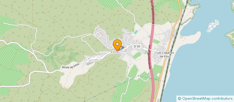 localisation de l'entreprise CULTURE EN GARRIGUE  FITOU