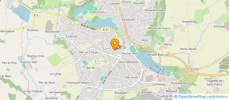 localisation de l'entreprise CULTURE EN HERBE à SAINT-RENAN