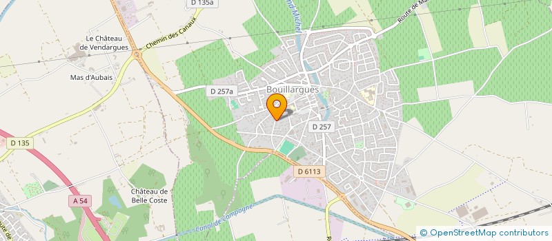 localisation de l'entreprise CULTURE EN LIBERTE  BOUILLARGUES